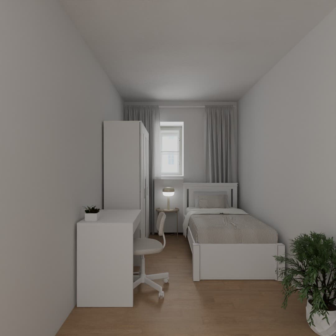 room in apartment