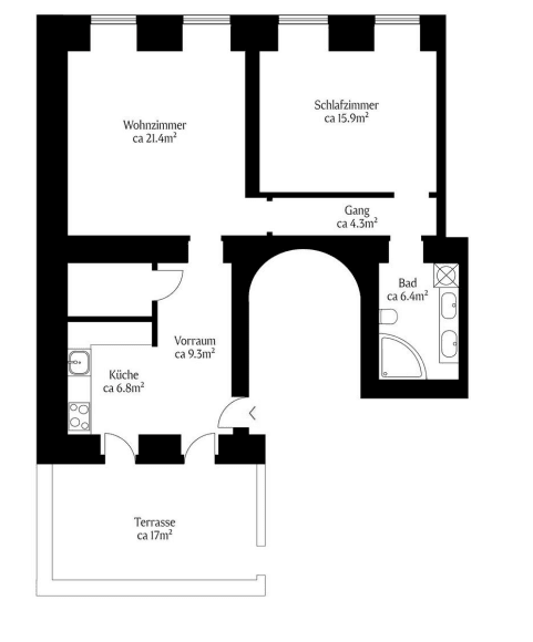 room in apartment