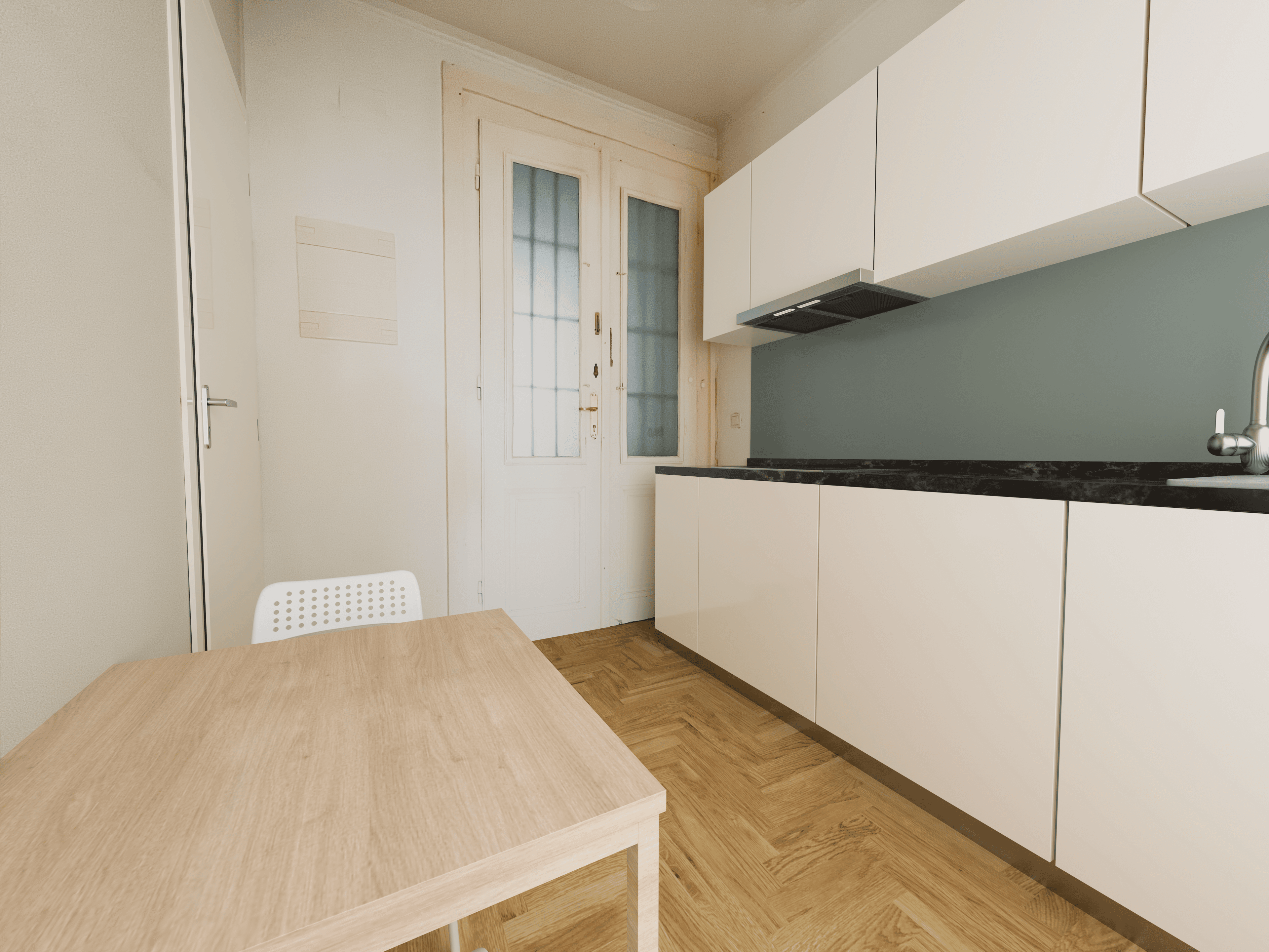 room in apartment
