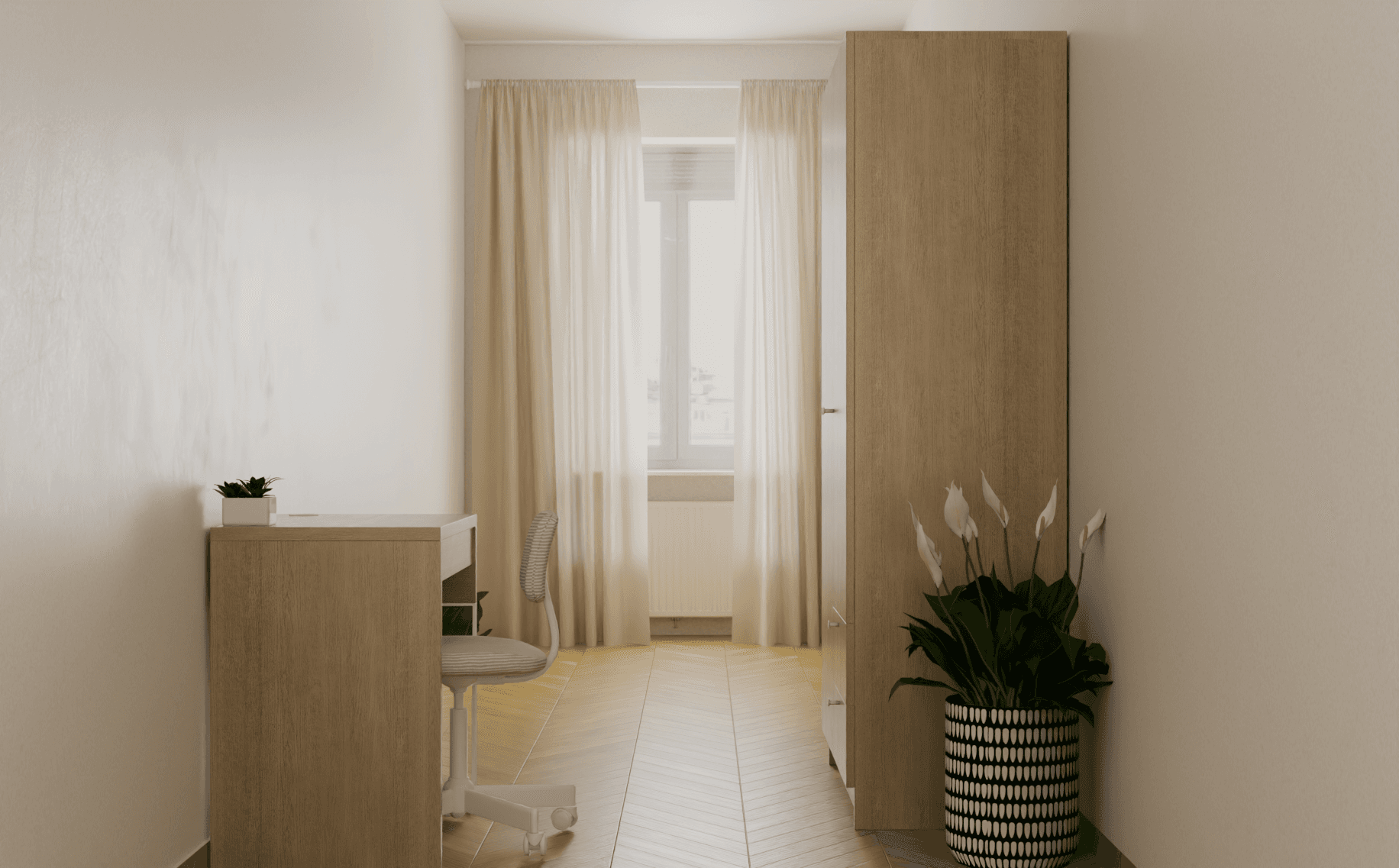 room in apartment