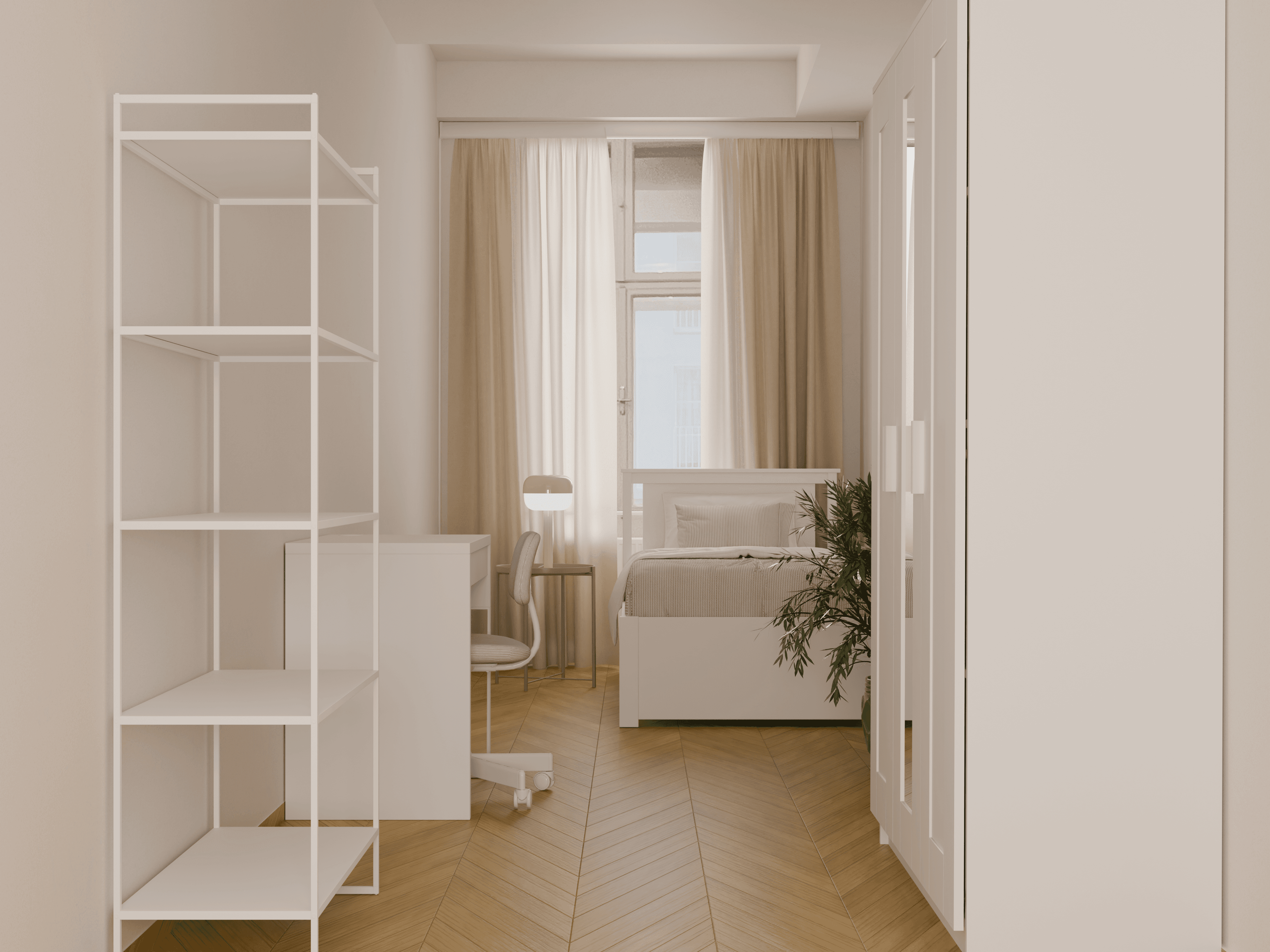 room in apartment