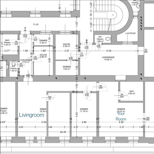 room in apartment