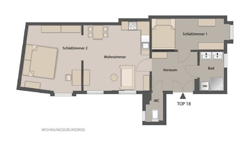 room in apartment
